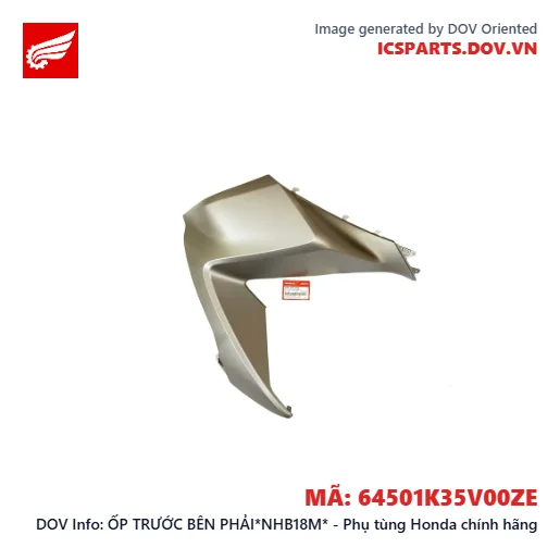 ỐP TRƯỚC BÊN PHẢI*NHB18M* - Phụ tùng Honda chính hãng