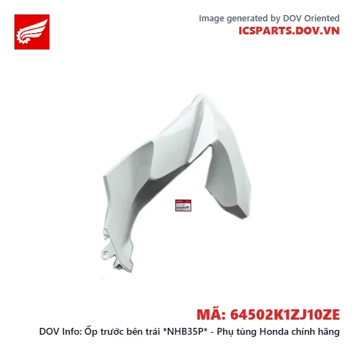 Ốp trước bên trái *NHB35P* - Phụ tùng Honda chính hãng