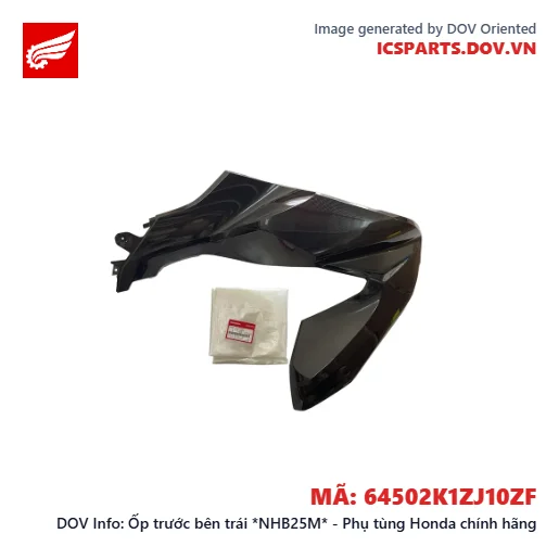 Ốp trước bên trái *NHB25M* - Phụ tùng Honda chính hãng