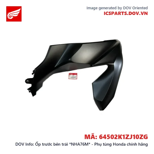 Ốp trước bên trái *NHA76M* - Phụ tùng Honda chính hãng