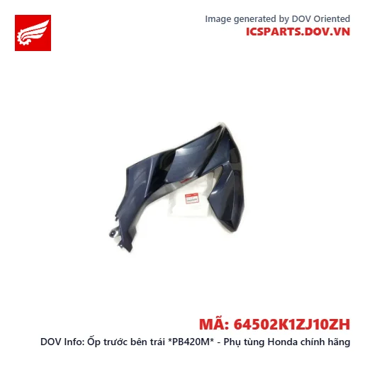 Ốp trước bên trái *PB420M* - Phụ tùng Honda chính hãng