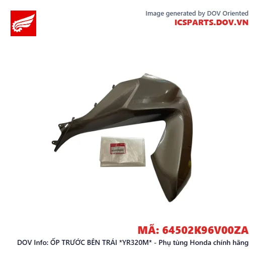 ỐP TRƯỚC BÊN TRÁI *YR320M* - Phụ tùng Honda chính hãng
