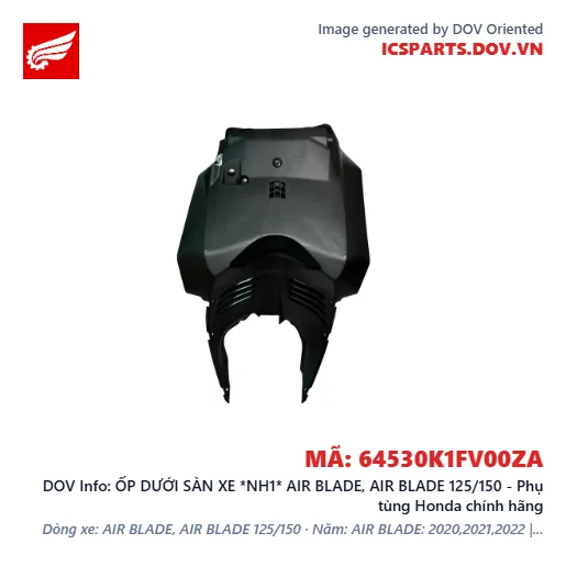 ỐP DƯỚI SÀN XE *NH1* AIR BLADE, AIR BLADE 125/150 - Phụ tùng Honda chính hãng