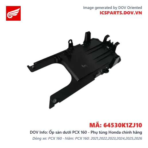 Ốp sàn dưới PCX 160 - Phụ tùng Honda chính hãng