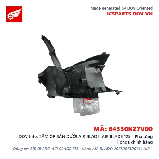 TẤM ỐP SÀN DƯỚI AIR BLADE, AIR BLADE 125 - Phụ tùng Honda chính hãng