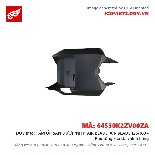 TẤM ỐP SÀN DƯỚI *NH1* AIR BLADE, AIR BLADE 125/160 - Phụ tùng Honda chính hãng