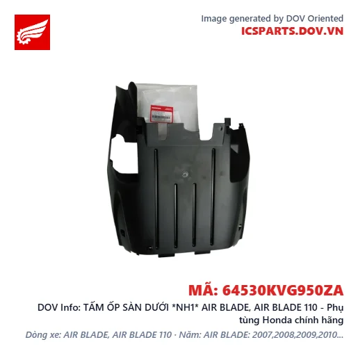 TẤM ỐP SÀN DƯỚI *NH1* AIR BLADE, AIR BLADE 110 - Phụ tùng Honda chính hãng