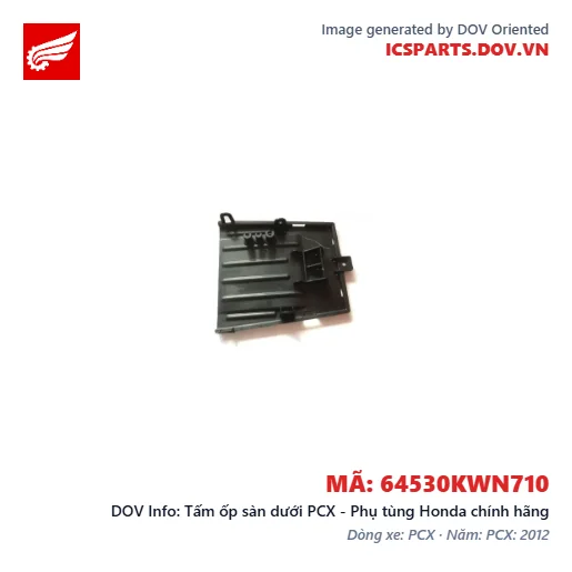 Tấm ốp sàn dưới PCX - Phụ tùng Honda chính hãng