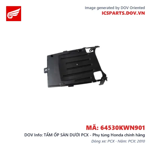 TẤM ỐP SÀN DƯỚI PCX - Phụ tùng Honda chính hãng