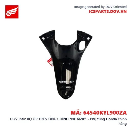 BỘ ỐP TRÊN ỐNG CHÍNH *NHA69P* - Phụ tùng Honda chính hãng