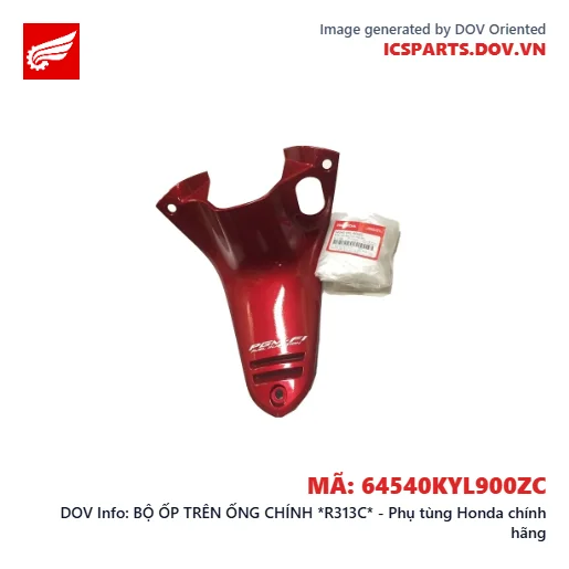 BỘ ỐP TRÊN ỐNG CHÍNH *R313C* - Phụ tùng Honda chính hãng