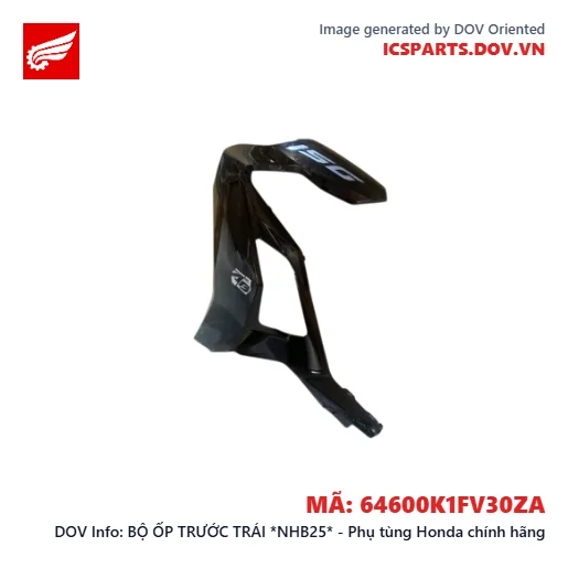 BỘ ỐP TRƯỚC TRÁI *NHB25* - Phụ tùng Honda chính hãng