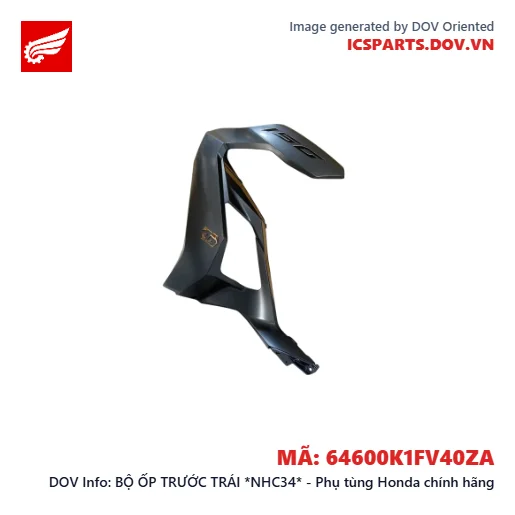 BỘ ỐP TRƯỚC TRÁI *NHC34* - Phụ tùng Honda chính hãng