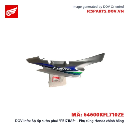 Bộ ốp sườn phải *PB171ME* - Phụ tùng Honda chính hãng