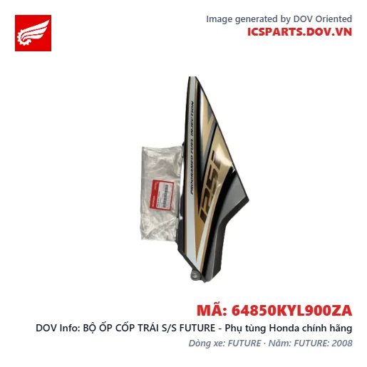 BỘ ỐP CỐP TRÁI S/S FUTURE - Phụ tùng Honda chính hãng