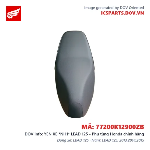 YÊN XE *NH1* LEAD 125 - Phụ tùng Honda chính hãng