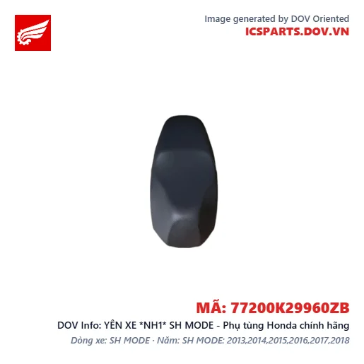 YÊN XE *NH1* SH MODE - Phụ tùng Honda chính hãng