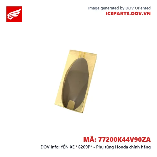 YÊN XE *G209P* - Phụ tùng Honda chính hãng