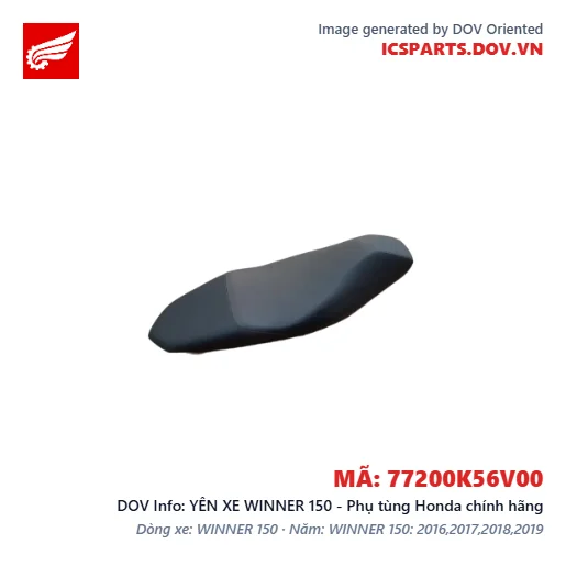YÊN XE WINNER 150 - Phụ tùng Honda chính hãng