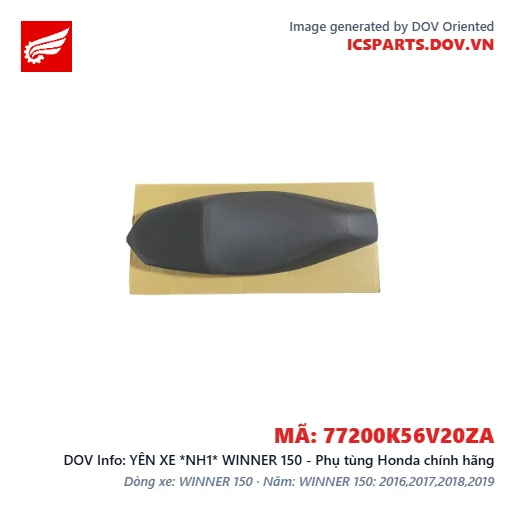 YÊN XE *NH1* WINNER 150 - Phụ tùng Honda chính hãng