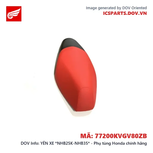 YÊN XE *NHB25K-NHB35* - Phụ tùng Honda chính hãng