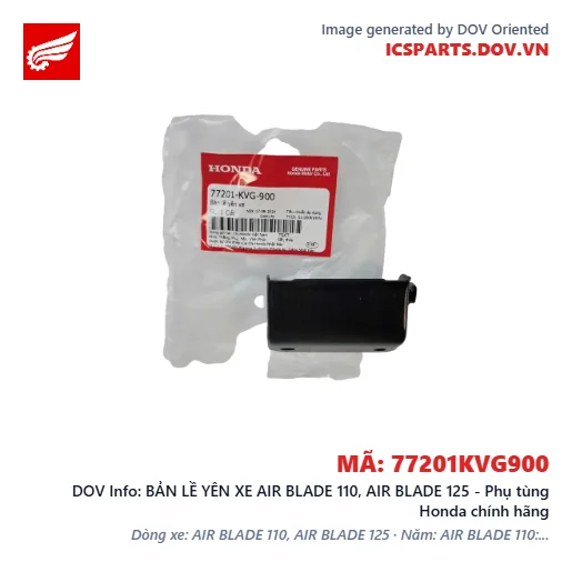 BẢN LỀ YÊN XE AIR BLADE 110, AIR BLADE 125 - Phụ tùng Honda chính hãng
