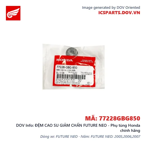 ĐỆM CAO SU GIẢM CHẤN FUTURE NEO - Phụ tùng Honda chính hãng