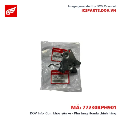 Cụm khóa yên xe - Phụ tùng Honda chính hãng