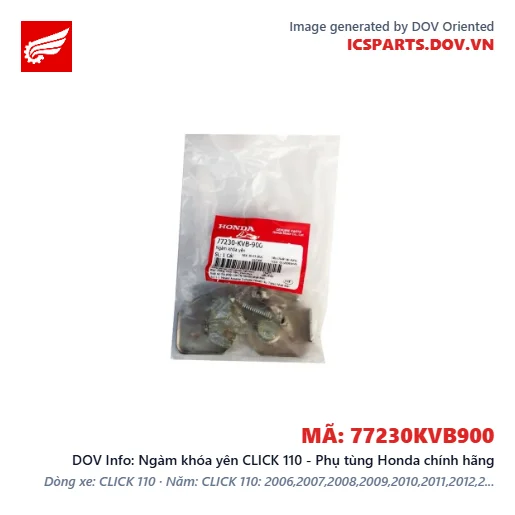 Ngàm khóa yên CLICK 110 - Phụ tùng Honda chính hãng