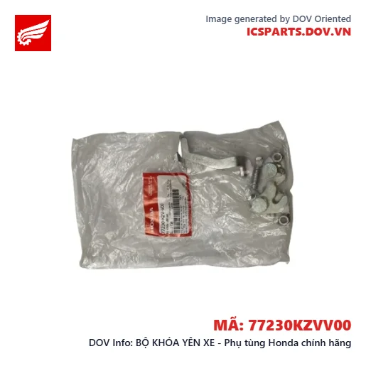 BỘ KHÓA YÊN XE - Phụ tùng Honda chính hãng