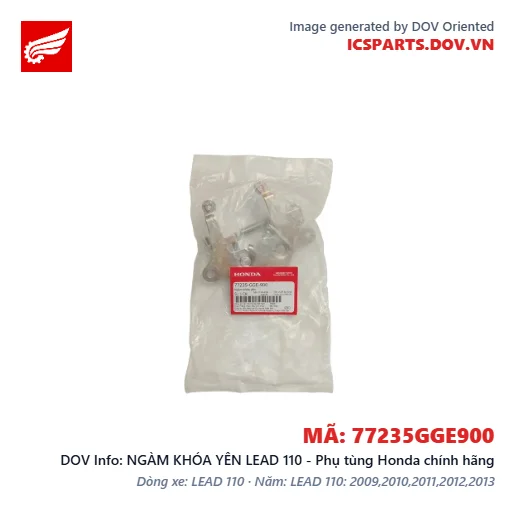 NGÀM KHÓA YÊN LEAD 110 - Phụ tùng Honda chính hãng