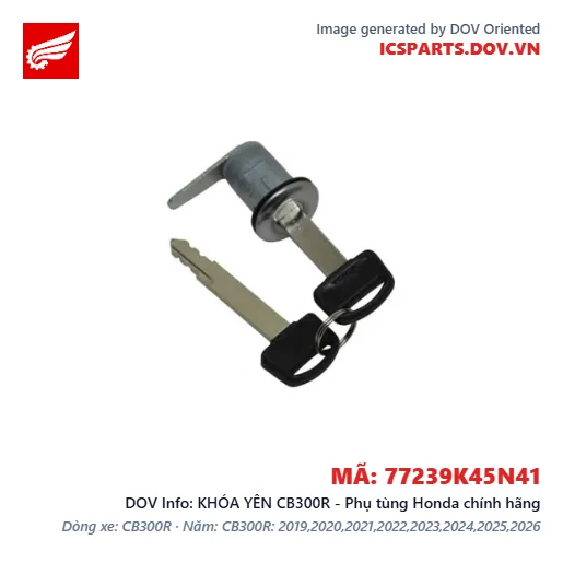KHÓA YÊN CB300R - Phụ tùng Honda chính hãng