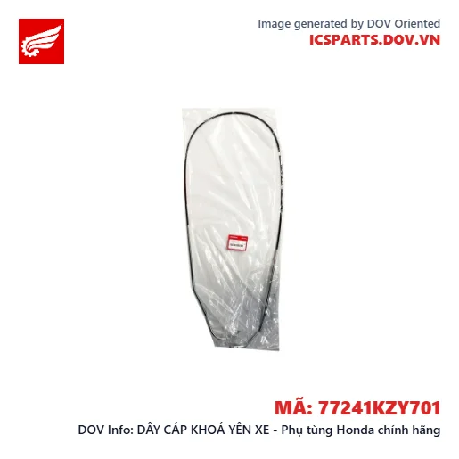DÂY CÁP KHOÁ YÊN XE - Phụ tùng Honda chính hãng