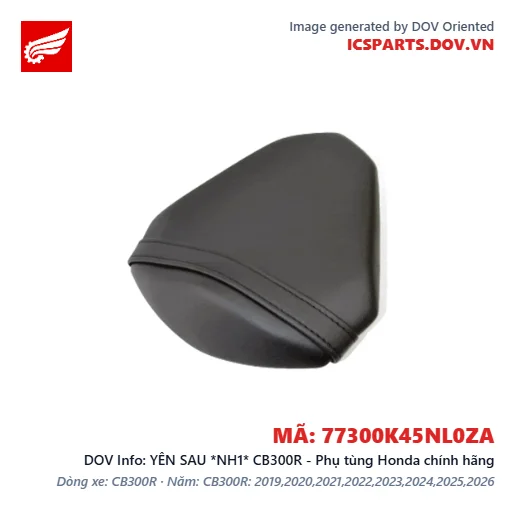 YÊN SAU *NH1* CB300R - Phụ tùng Honda chính hãng
