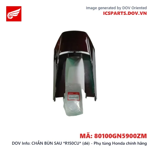 CHẮN BÙN SAU *R150CU* (dè) - Phụ tùng Honda chính hãng