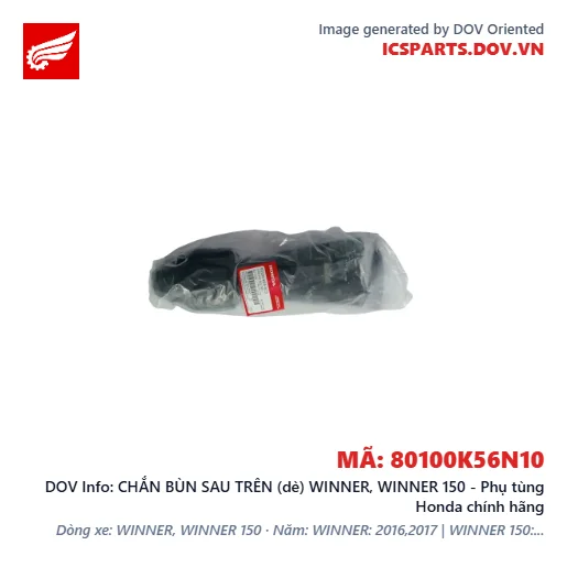 CHẮN BÙN SAU TRÊN (dè) WINNER, WINNER 150 - Phụ tùng Honda chính hãng