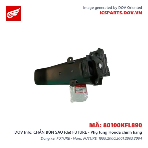 CHẮN BÙN SAU (dè) FUTURE - Phụ tùng Honda chính hãng