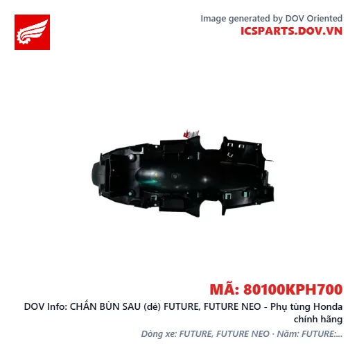 CHẮN BÙN SAU (dè) FUTURE, FUTURE NEO - Phụ tùng Honda chính hãng