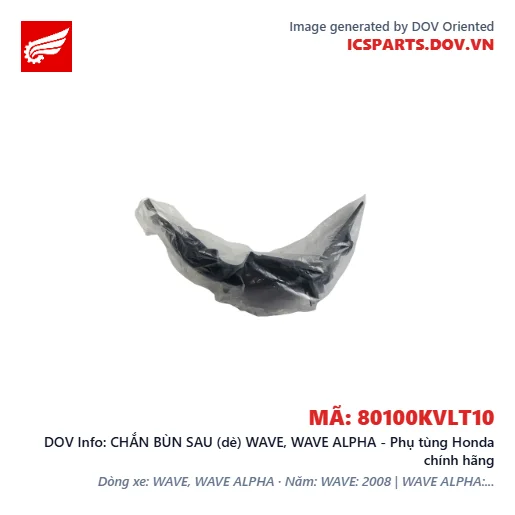CHẮN BÙN SAU (dè) WAVE, WAVE ALPHA - Phụ tùng Honda chính hãng