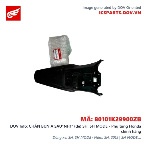 CHẮN BÙN A SAU*NH1* (dè) SH, SH MODE - Phụ tùng Honda chính hãng