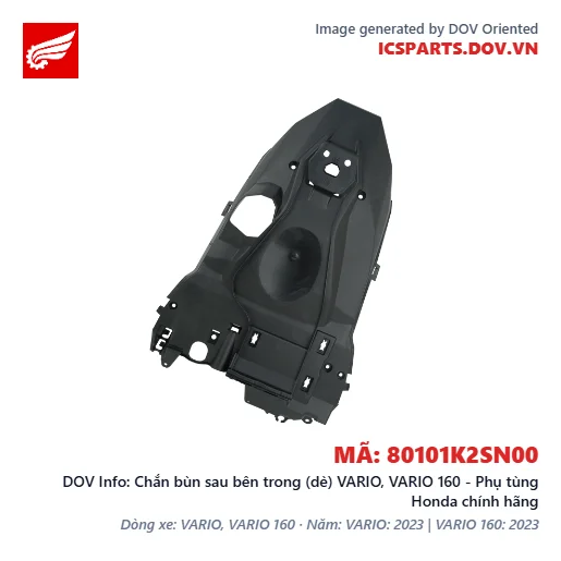 Chắn bùn sau bên trong (dè) VARIO, VARIO 160 - Phụ tùng Honda chính hãng