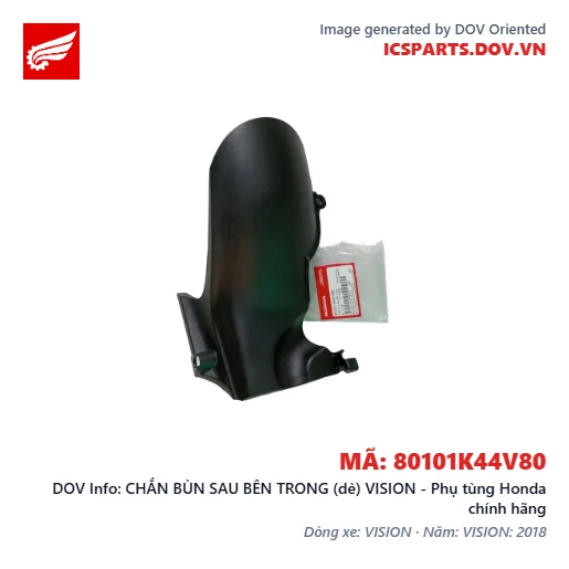 CHẮN BÙN SAU BÊN TRONG (dè) VISION - Phụ tùng Honda chính hãng