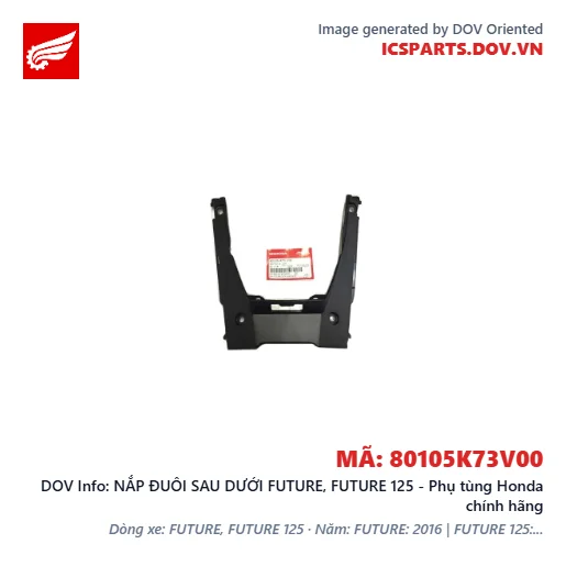 NẮP ĐUÔI SAU DƯỚI FUTURE, FUTURE 125 - Phụ tùng Honda chính hãng
