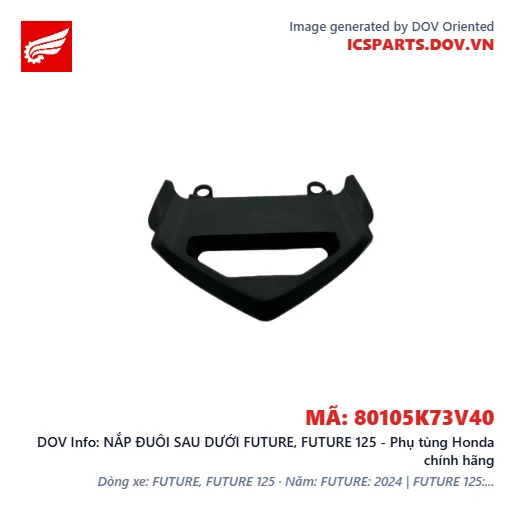 NẮP ĐUÔI SAU DƯỚI FUTURE, FUTURE 125 - Phụ tùng Honda chính hãng