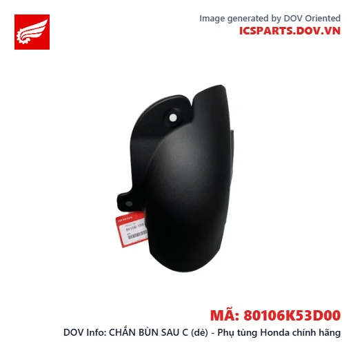 CHẮN BÙN SAU C (dè) - Phụ tùng Honda chính hãng