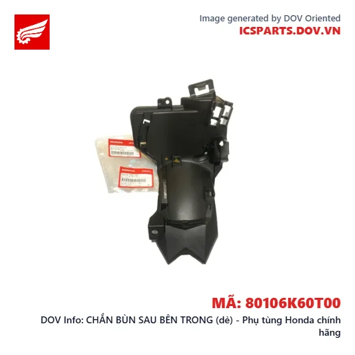 CHẮN BÙN SAU BÊN TRONG (dè) - Phụ tùng Honda chính hãng