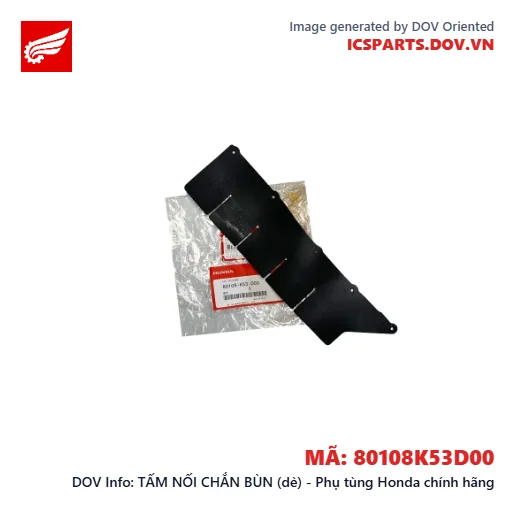 TẤM NỐI CHẮN BÙN (dè) - Phụ tùng Honda chính hãng