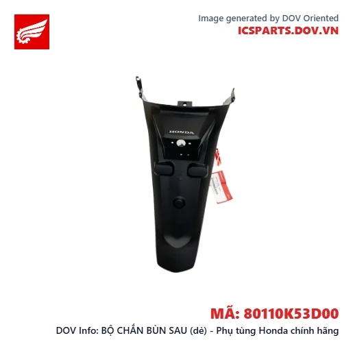 BỘ CHẮN BÙN SAU (dè) - Phụ tùng Honda chính hãng