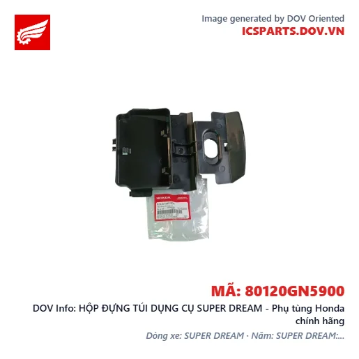 HỘP ĐỰNG TÚI DỤNG CỤ SUPER DREAM - Phụ tùng Honda chính hãng