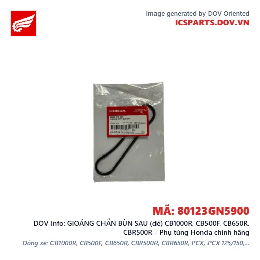 GIOĂNG CHẮN BÙN SAU (dè) CB1000R, CB500F, CB650R, CBR500R - Phụ tùng Honda chính hãng